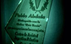 Distinción "Deir Yassin" al futbolista Pablo Abdala